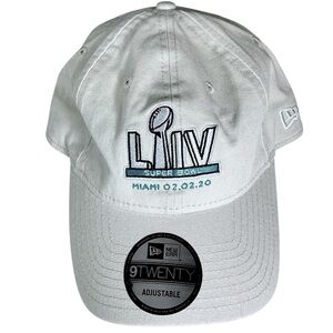 Super Bowl LIIV Miami 2020 Cap Hat Adjustable Adult Cotton Khaki Neutral NWT